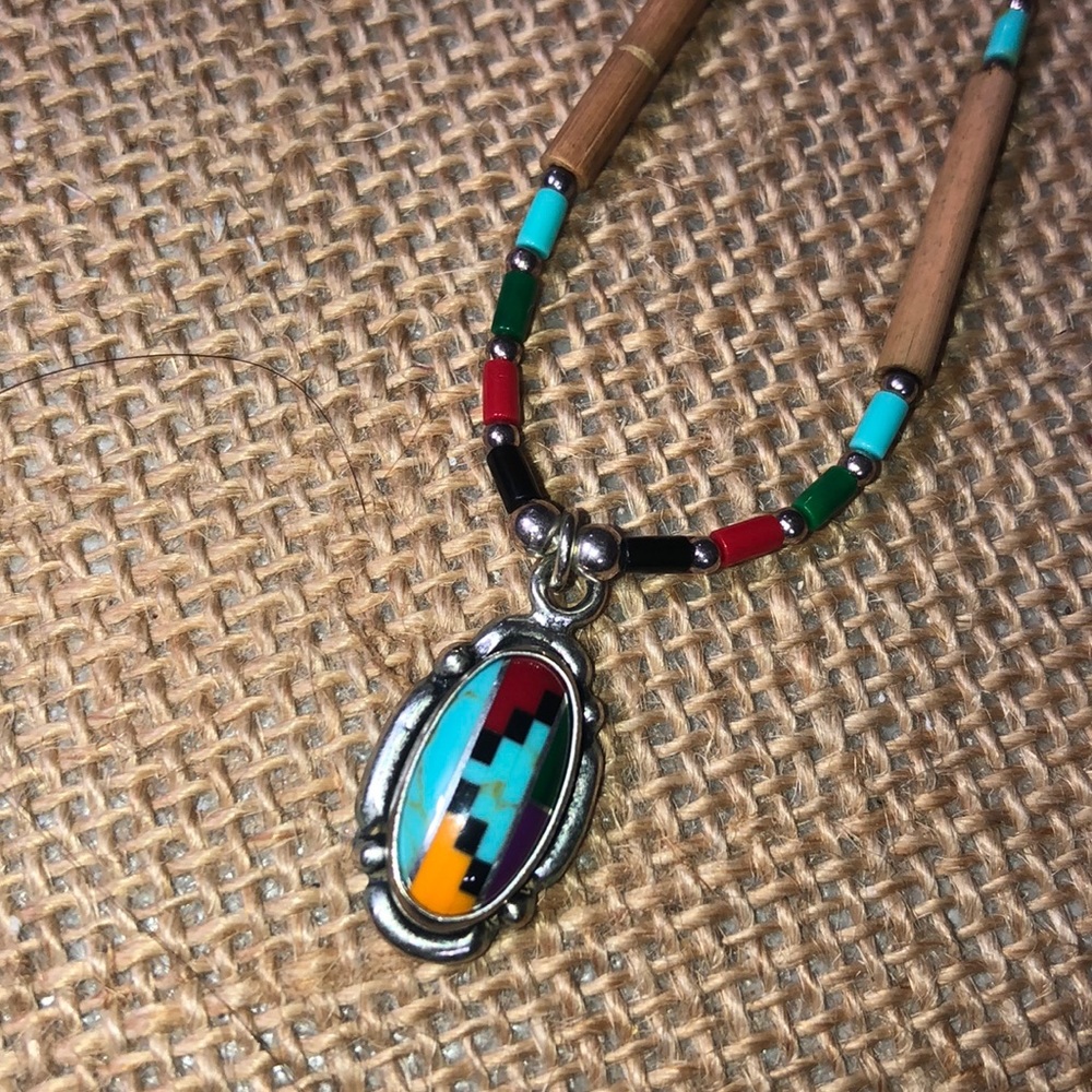 Native American Jewelry set-necklace and earrings
